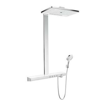Showerpipe 460 3jet blanc/chromé|Hansgrohe-HA327106400