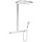 Showerpipe 460 3jet blanc/chromé