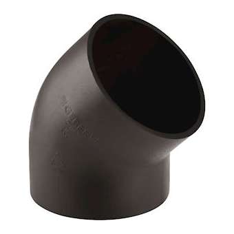 Coude Geberit PE: 45DEG, d63mm|Geberit-GBR364.045.16.1