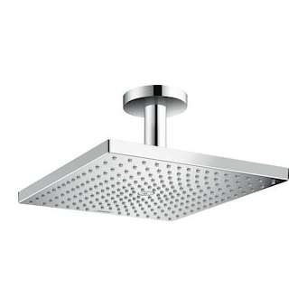 Douche de tête Raindance E 300 Air 1jet avec raccordement plafond 100 mm chromé|Hansgrohe-HA326250000