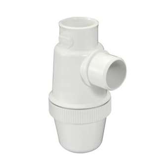 Siphon lavabo a coller verti.d.32 pvc-c blanc|Nicoll-NCL1YFCB