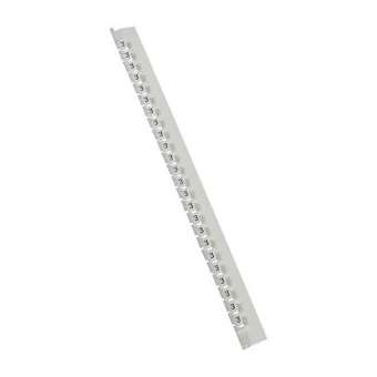 Réglette de 24 repères Mémocab largeur 2,3mm avec chiffre 3 noir sur fond blanc|Legrand-LEG037783