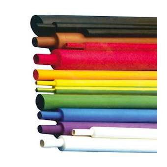 Gaine thermorétractable à paroi fine, rétreint 2/1. Dim: 50,8/25,4mm-rouge|Klauke-KKEPLF2-2