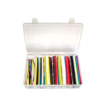 Boite d'assortiment de 6 couleurs et 6 tailles de gaine thermorétractable PLF100|Klauke-KKETHERMOBOX6