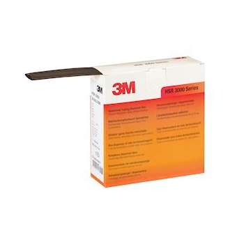 HSR 3000 1,5/0,5mm Gaine Thermorétractable en rouleau x12m Noir|3M france-TRM85808