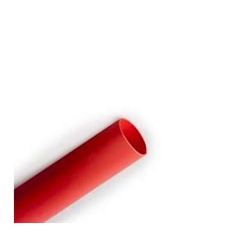 GTI 3000 3/1mm Gaine Thermorétractable paroi fine en barre de 1m Rouge|3M france-TRM85392