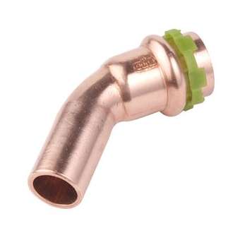 VSH SudoPress Cuivre coude 45° FØ 28|Aalberts Integrated Piping Systems BV-IPH6670213