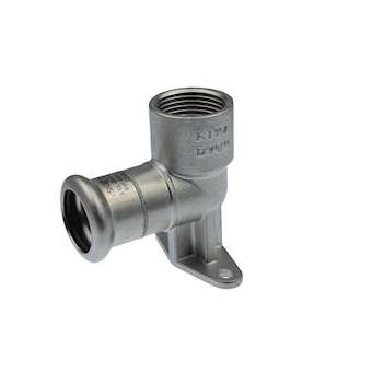 VSH XPress Inox applique murale 90° longue FF 18xRp1/2|Aalberts Integrated Piping Systems BV-IPH6192001