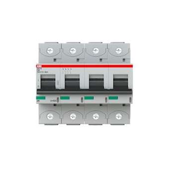 Disjoncteur S804N 4P 80A Courbe C Raccordement à vis - 36KA (6Modules)|ABB-ABB740445