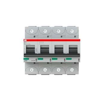 Disjoncteur S804C 4P 10A Courbe C Raccordement à vis - 25KA (6Modules)|ABB-ABB744436