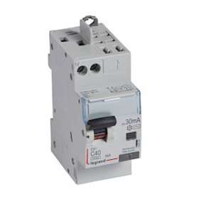 Disjoncteur diff DX³ 4500 - vis/auto -U+N 230V~ 40A -typeAC - 30mA -courbe C -2M|Legrand-LEG410721