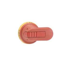 Poignée Pistolet Rouge/Jaune 65mm pour Axe 6mm|ABB-ABB912413