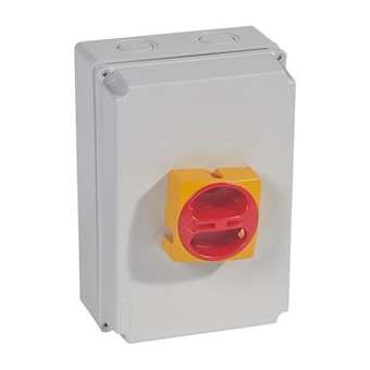 Interrupteur-sectionneur rotatif complet de proximité - tripolaire - 40A|Legrand-LEG022174