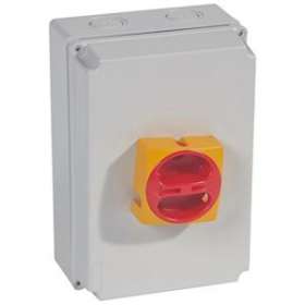Interrupteur-sectionneur rotatif complet de proximité - tripolaire - 40A|Legrand-LEG022174