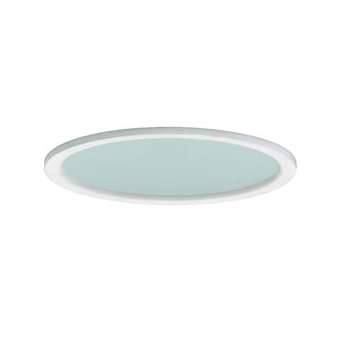 DR235-SM-G-D-W, vitre verre flotté dépoli, collerette blanc. pour downlight D23|Ridi-RII0202735