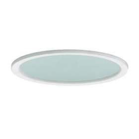 DR235-SM-G-D-W, vitre verre flotté dépoli, collerette blanc. pour downlight D23|Ridi-RII0202735