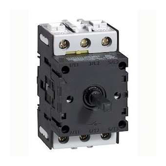 Bloc tripolaire nu pour interrupteur-sectionneur rotatif composable - 25A|Legrand-LEG022110