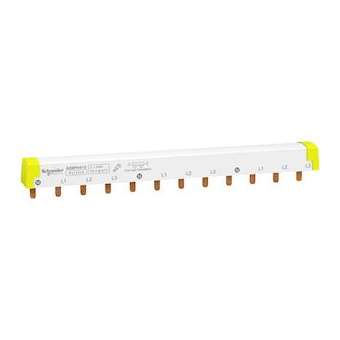 Acti9 iC60 - peigne à dents - 4P - 100A - 12 modules de 18mm|Schneider Electric-SCHA9XPH412