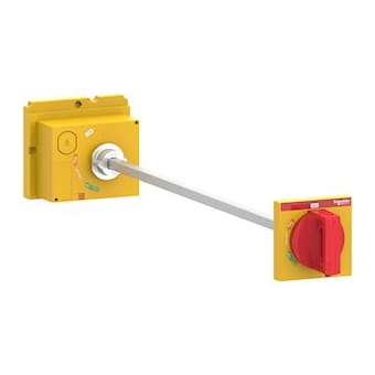 ComPacT NSX - cde rotative prolongée - poignée rouge plastron jaune pour NSX250|Schneider Electric-SCHLV429340T