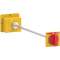 ComPacT NSX - cde rotative prolongée - poignée rouge plastron jaune pour NSX250