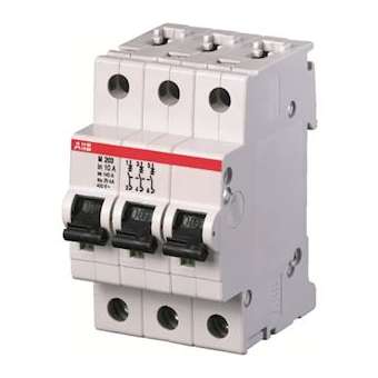 Disj. magnétique Seul (M203) 3P 15KA 63A (3Modules)|ABB-ABB358319