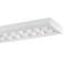 Luminaire apparent blanc ABRF 228/54 W, IP20, 2xT16 28, 54W, grille blanche