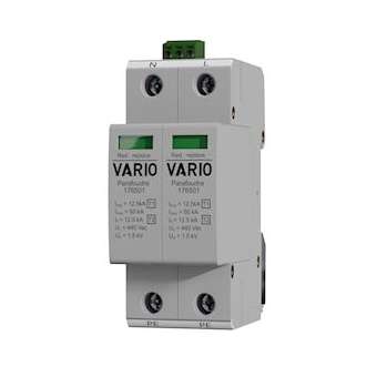 Paraf. Mod compact débro VARIO 2P type 1/2 Uc 440V Iimp 12,5kA Up 1,5kV TS|Adee electronic-ADY176016