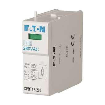 Cartouche dérivateur de courant de foudre / parafoudre, 12,5kA|Eaton industries-EONSPBT12-280