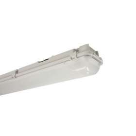 Luminaire étanche IP66, pour 1xR-TUBE 30W, vasque en PC prismatique, 1277mm|Ridi-RII0950072