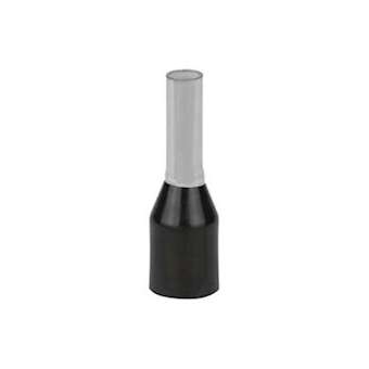 Embout de câblage simple pré-isolé en Polypropylène Noir sect 1.5mm² long 12mm|ABB Thomas & Betts-TBFFER1512PSF