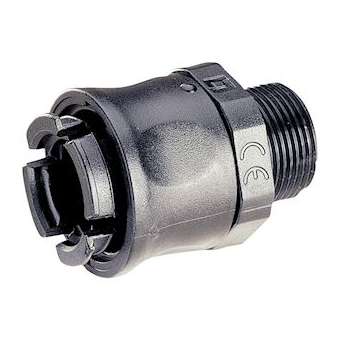 Raccord mâle droit pour conduit flexible RTA polyamide D33mm ISO40|Legrand-LEG666485