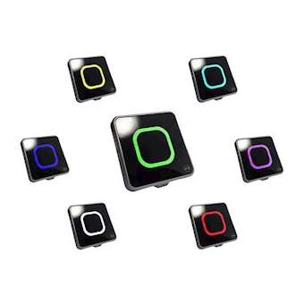 Bouton Poussoir Multicolore Avec Ou Sans Contact En Verre Ik08|Acie-AIEPB-CLASS