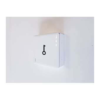 Bouton Poussoir No, Boîtier Abs Avec Symbole Clé, Montage Applique Étroit|Acie-AIEBOPO-02