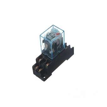 Relais 2Rt Avec Support (10A 12Vcc)|Acie-AIEW-RL12V10A