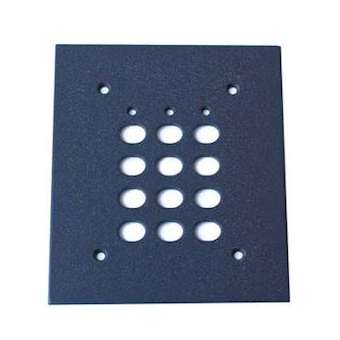 Plaque D'Encastrement Métal Gris Pour Su|Acie-AIEPES201G