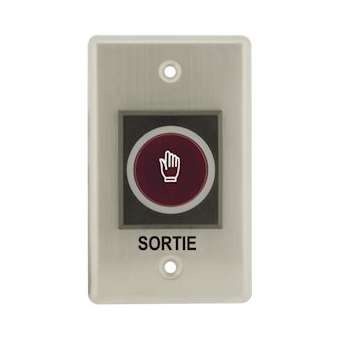 Bouton de sortie sans contact encastré - français|Gigamedia-GGMAXBENMTF