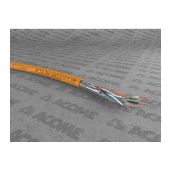 câble S/FTP cat7 LSOH-FR 4P touret 500m orange Cca|Acome-ACOR8146F-T500