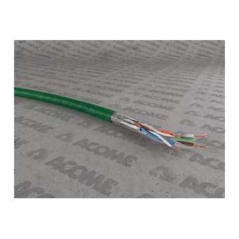 câble S/FTP cat7 Premium LSOH-FR 4P touret 500m vert Cca|Acome-ACOR7478A-T500