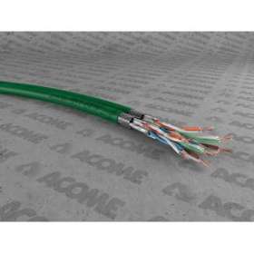 câble S/FTP cat7 Premium LSOH-FR 2x4P touret 500m vert Cca|Acome-ACOR7480A-T500
