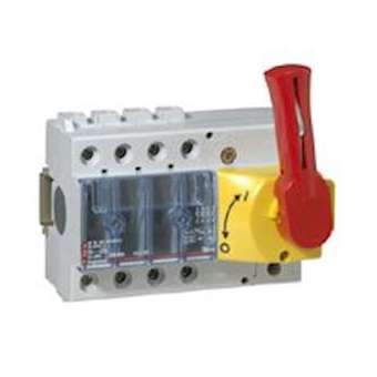 Interrupteur-sectionneur Vistop 63A - 4P avec commande frontale et poignée rouge|Legrand-LEG022315