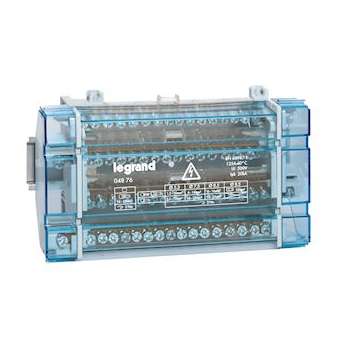 Répartiteur monobloc 4P à bornes 125A -17 connexions par barreau -10 modules DIN|Legrand-LEG004876