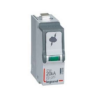 Cassette de remplacement pour parafoudre basse tension typeT2 Imax 20kA|Legrand-LEG412297