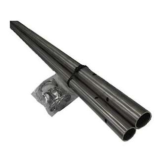 Kit mât rallonge inox 3+2m, hauteur totale 5m|Adee electronic-ADY093134