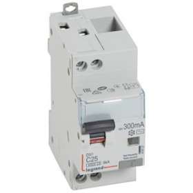 Disjoncteur diff DX³ 4500 - vis/vis -U+N 230V~ 25A -typeAC -300mA -courbe C - 2M|Legrand-LEG410727