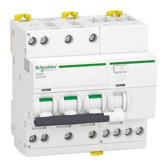 Acti9 iDD40N - disjoncteur différentiel - 3P+N C 25A 6000A/10kA 300mA type AC|Schneider Electric-SCHA9DA7725