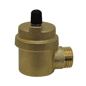 PURGEUR D'AIR AUTOMATIQUE EQUERRE LAITON SORTIE VERTICALE 1/2'|Adg-AF9917-15