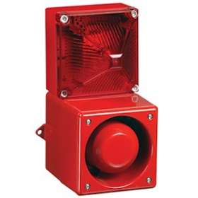 Combiné 114dB feu flash 13J 24Vcc optique Orange IP66/67|AE&T-APQDSF100242