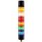 Colonne ø70mm LED fixe 230Vca Orange IP64