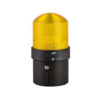 Harmony XVB - balise complète - clignotante - jaune - BA 15d 48..230Vca - IP65|Schneider Electric-SCHXVBL4M8