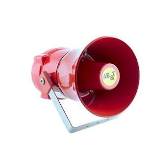 Sirène électronique ATEX 117dB SIL2 24Vcc 265mA 32 sons IP66 IP67|AE&T-APQBEXS110DSIL2024